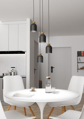 Emibig Lighting Taklampa TARGET 4 PREM BL