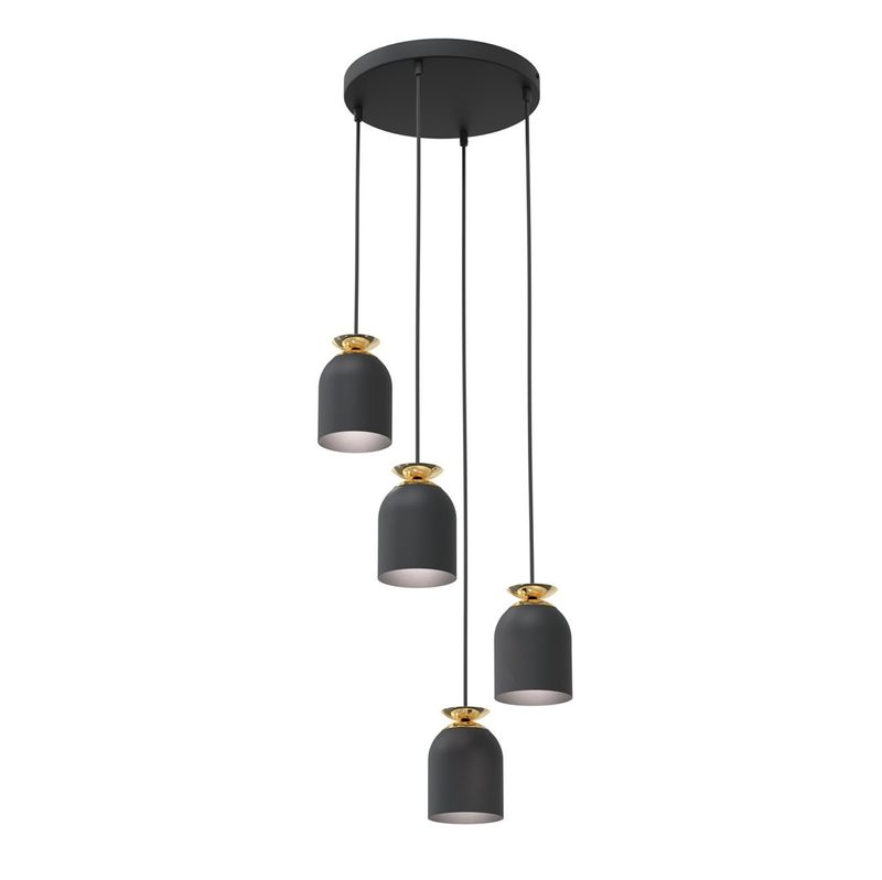 Emibig Lighting Taklampa TARGET 4 PREM BL