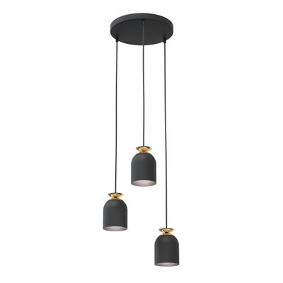 Emibig Lighting Taklampa TARGET 3 PREM BL