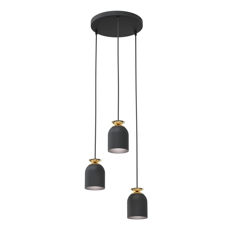 Emibig Lighting Taklampa TARGET 3 PREM BL