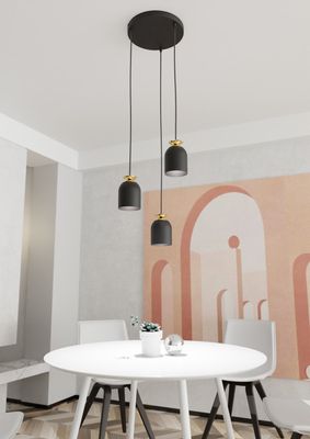 Emibig Lighting Taklampa TARGET 3 PREM BL