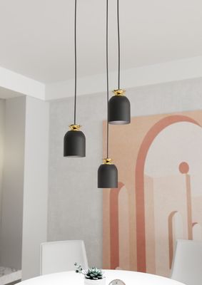 Emibig Lighting Taklampa TARGET 3 PREM BL
