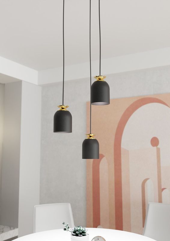 Emibig Lighting Taklampa TARGET 3 PREM BL