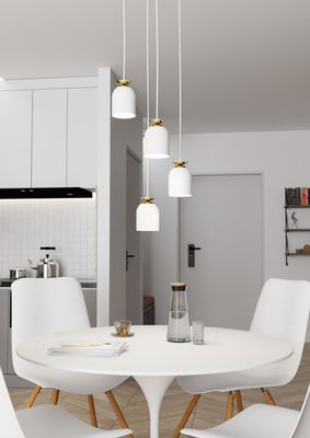 Emibig Lighting Taklampa TARGET 4 PREM VIT