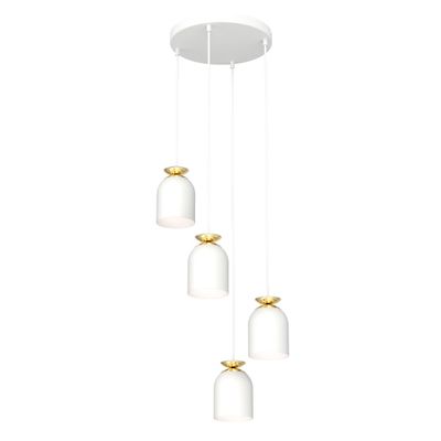 Emibig Lighting Taklampa TARGET 4 PREM VIT