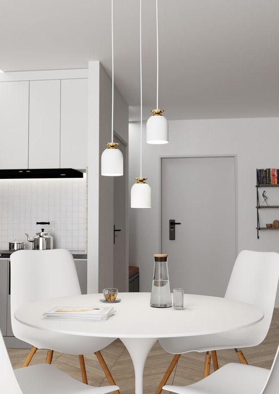 Emibig Lighting Taklampa TARGET 3 PREM WH
