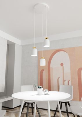 Emibig Lighting Taklampa TARGET 3 PREM WH