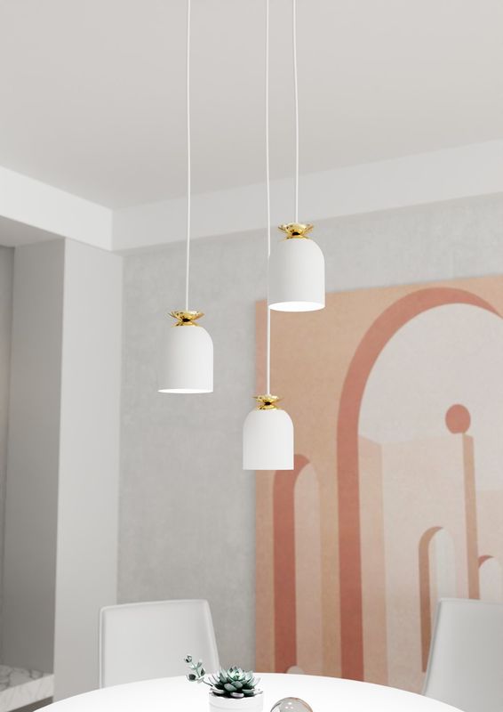 Emibig Lighting Taklampa TARGET 3 PREM WH