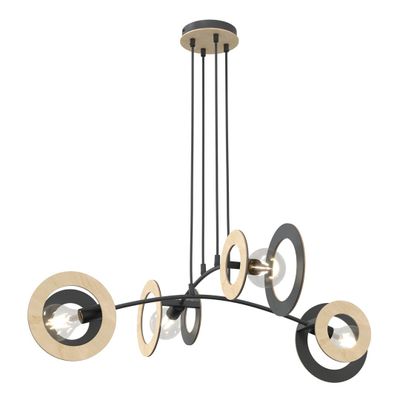 Emibig Lighting Taklampa SKIVA 4 BL