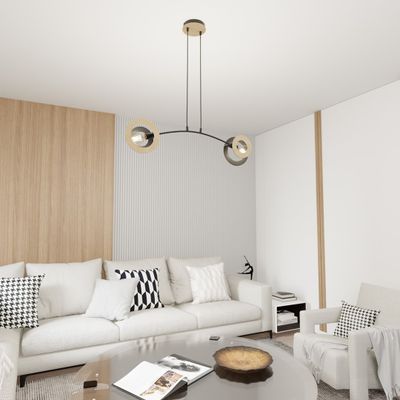 Emibig Lighting Taklampa SKIVA 2 BL