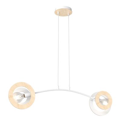 Emibig Lighting Taklampa SKIVA 2 WH