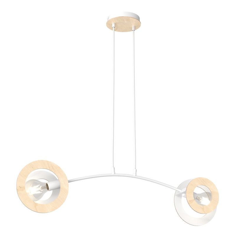 Emibig Lighting Taklampa SKIVA 2 WH