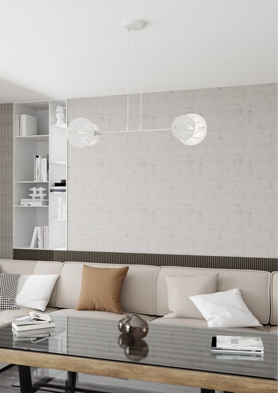 Emibig Lighting Taklampa XOTIC 2 WH