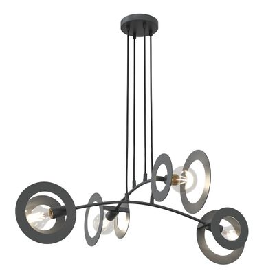 Emibig Lighting Taklampa EUFORIA 4 BL