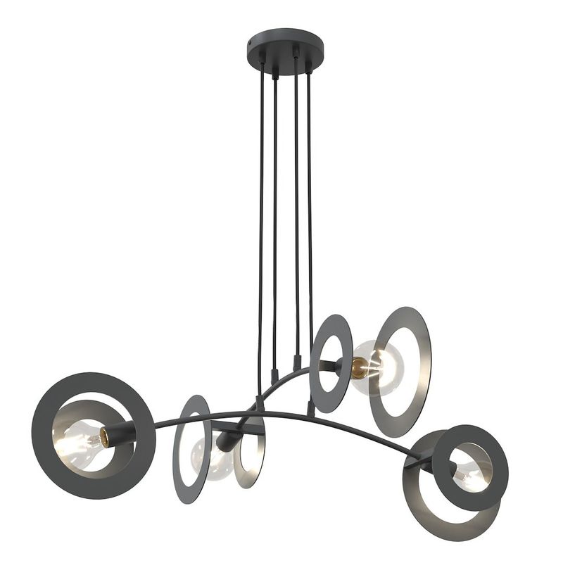 Emibig Lighting Taklampa EUFORIA 4 BL