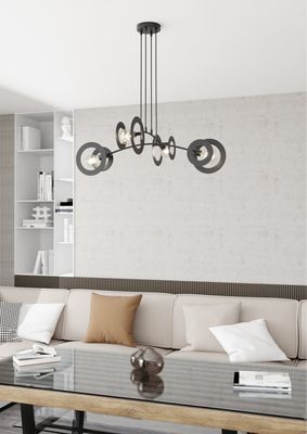 Emibig Lighting Taklampa EUFORIA 4 BL