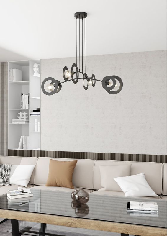 Emibig Lighting Taklampa EUFORIA 4 BL