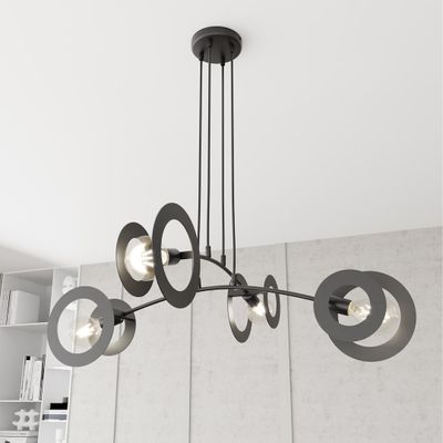 Emibig Lighting Taklampa EUFORIA 4 BL