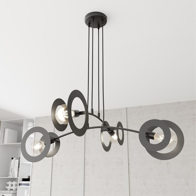 Emibig Lighting Taklampa EUFORIA 4 BL