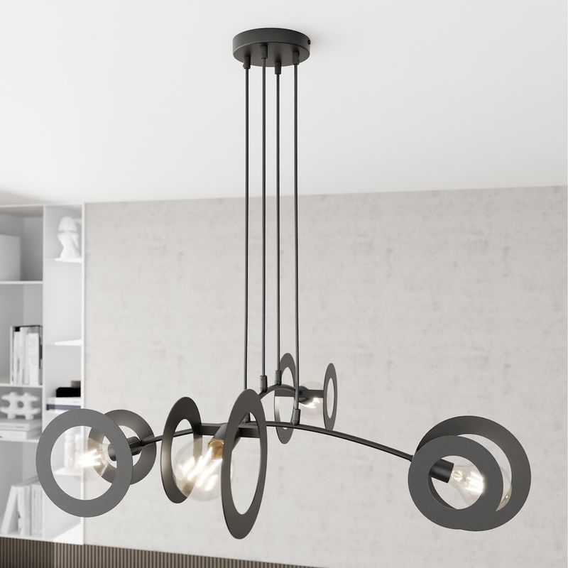 Emibig Lighting Taklampa EUFORIA 4 BL