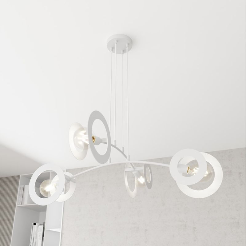 Emibig Lighting Taklampa EUFORIA 4 WH