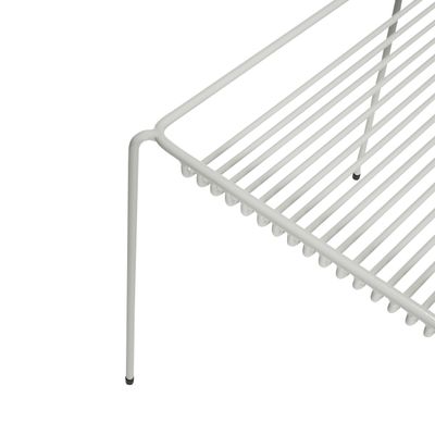 Hübsch String Sidobord Ljusgrå