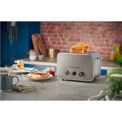 Russel Hobbs Brödrost Distinctions 2S Toaster Titanium 26432-56