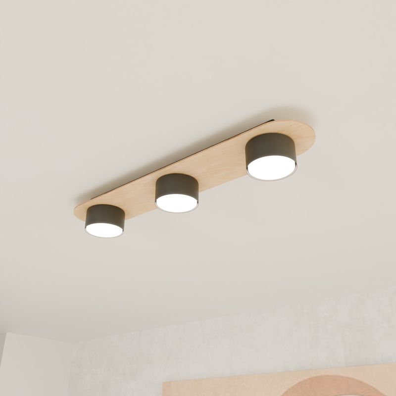 Emibig Lighting Taklampa DIAZ 3 BL TRÃ„