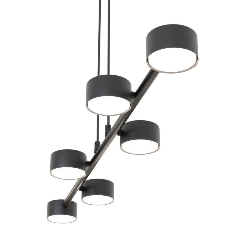 Emibig Lighting Taklampa MEGARA 6 BL