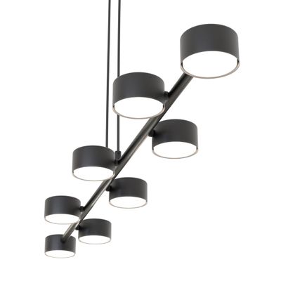 Emibig Lighting Taklampa MEGARA 8 BL