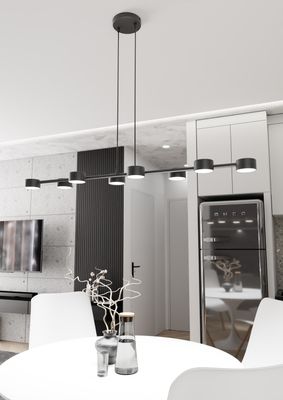 Emibig Lighting Taklampa MEGARA 8 BL