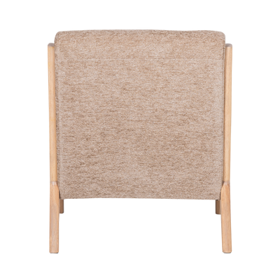 WOOOD Mark Fåtölj i Chenille Sand
