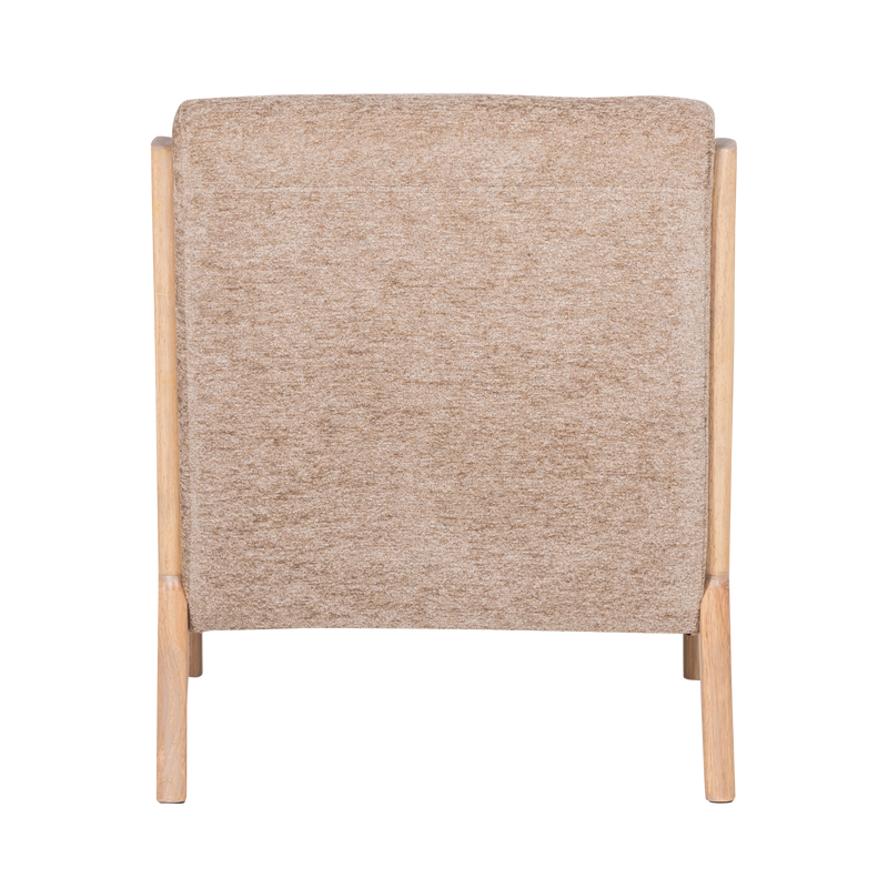 WOOOD Mark Fåtölj i Chenille Sand