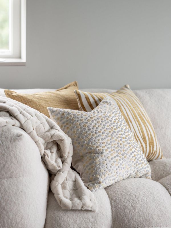 Svanefors Pongo Kuddfodral Honung 45x45 cm