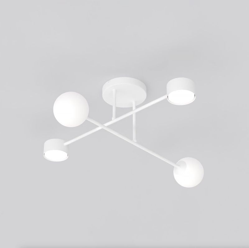 Emibig Lighting Taklampa HOLON 4 VIT