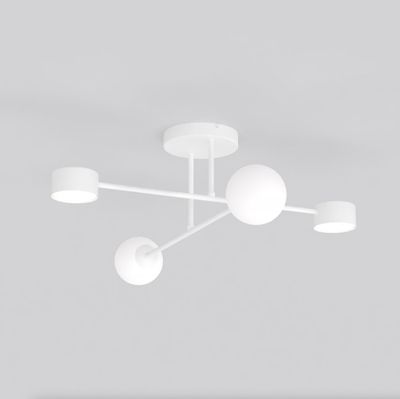 Emibig Lighting Taklampa HOLON 4 VIT