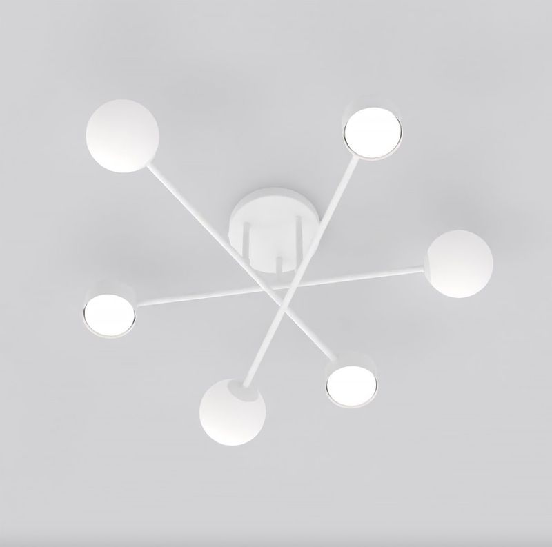 Emibig Lighting Taklampa HOLON 6 VIT