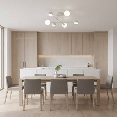 Emibig Lighting Taklampa HOLON 6 VIT
