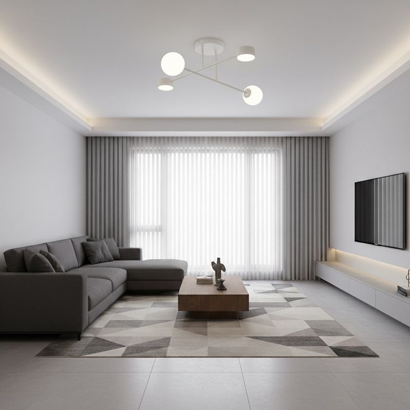 Emibig Lighting Taklampa HOLON 4 GRÃ…