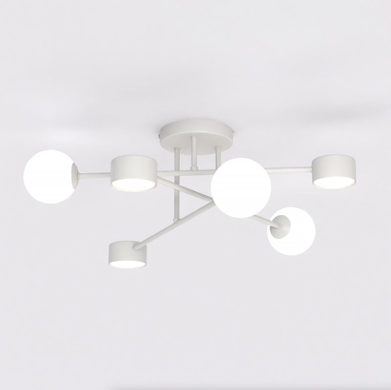 Emibig Lighting Taklampa HOLON 6 GRÃ…