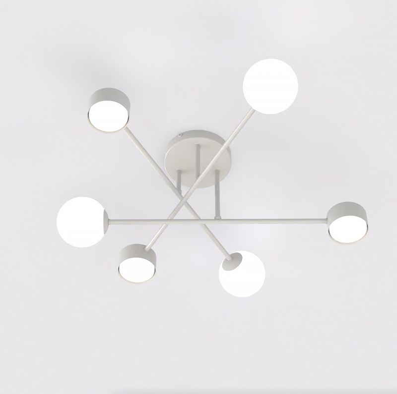 Emibig Lighting Taklampa HOLON 6 GRÃ…