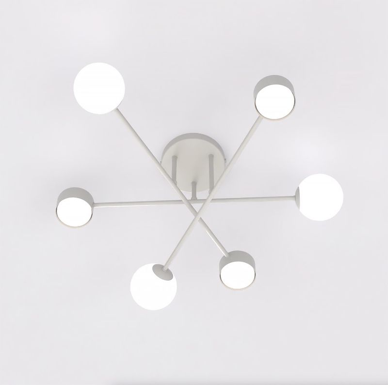 Emibig Lighting Taklampa HOLON 6 GRÃ…