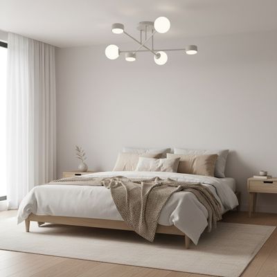Emibig Lighting Taklampa HOLON 6 GRÃ…