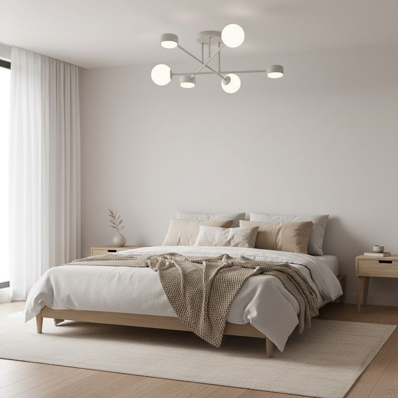 Emibig Lighting Taklampa HOLON 6 GRÃ…