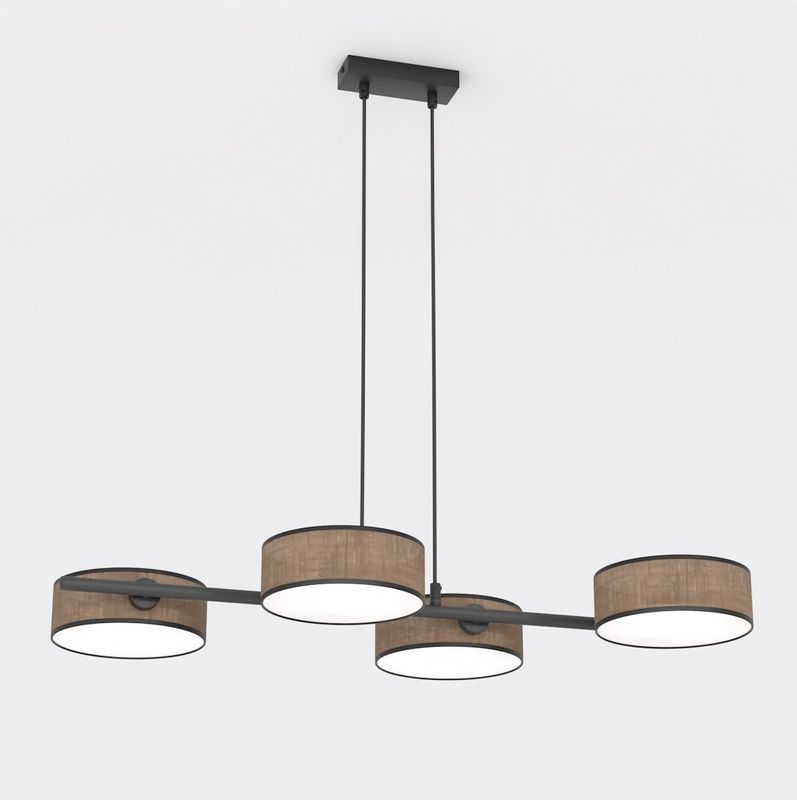 Emibig Lighting Taklampa DRUMZ 4 BRUN