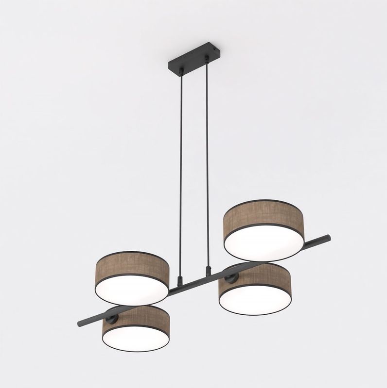 Emibig Lighting Taklampa DRUMZ 4 BRUN