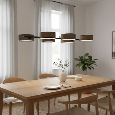 Emibig Lighting Taklampa DRUMZ 6 BRUN