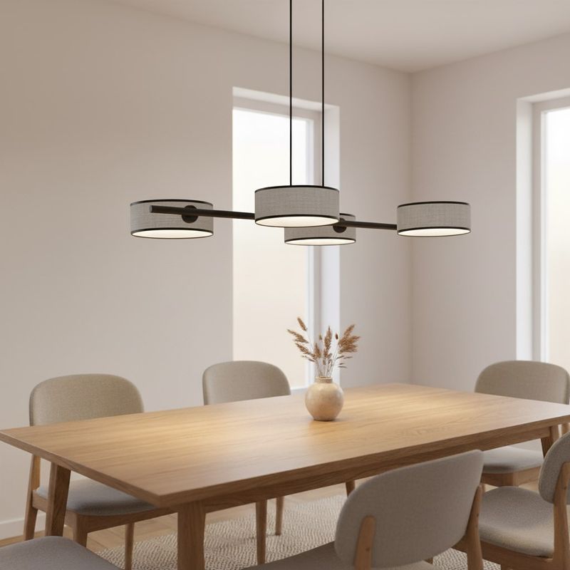Emibig Lighting Taklampa DRUMZ 4 GRÃ…
