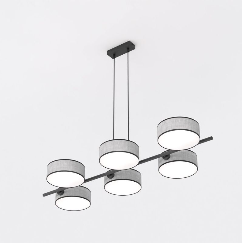 Emibig Lighting Taklampa DRUMZ 6 GRÃ…