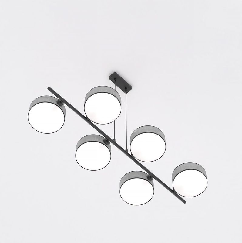 Emibig Lighting Taklampa DRUMZ 6 GRÃ…